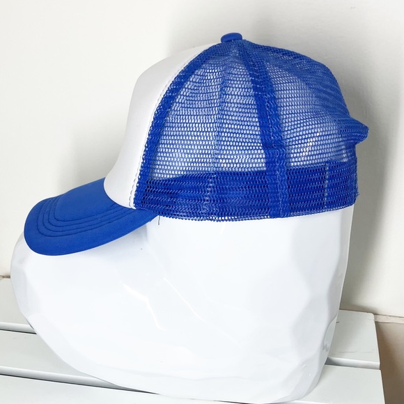 Busch Light Blue Trucker mesh Hat original logo One Size Fits All - Picture 2 of 4